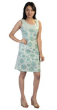 Ladies Sleeveless Dress With Chakra Print. (No Refund/ No Exchange)