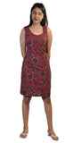 Ladies Sleeveless Dress With Chakra Print. (No Refund/ No Exchange)