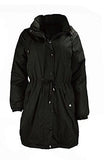 Ladies Womens Long Wind Proof Parka Jacket - TATTOPANI