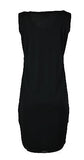 Ladies Black Sleeveless Mini Chinlon Dress. - Tattopani Fashion ( Craze Trade Limited)