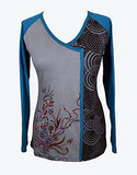 Long Sleeved Tops With Patch and Embroidery - TATTOPANI