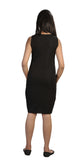 Ladies Black Sleeveless Mini Chinlon Dress. - Tattopani Fashion ( Craze Trade Limited)