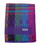 Unisex Multicolored Scarve or Shawl with Tribal Pattern - craze-trade-limited