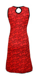 Ladies Sleeveless Dress With Embroidery work. - TATTOPANI