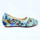 Floral Pattern Girl's Colorful Slip-On Ballerina flat Shoes - TATTOPANI Fashion