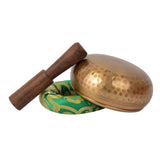 Meditation Tibetan Singing Bowl with Special Etching and protective pouch- SING-SP-IC(BAJ-8)-1