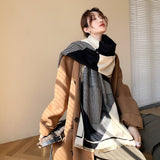 Luxury Women Cashmere Scarf Winter Pashmina Warm Shawls and Wraps Lady Print Thick Blanket Neck Scarves Bufanda