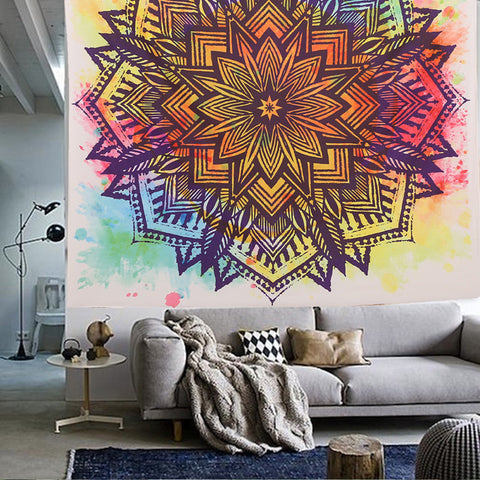 Wall Hanging Tapestry Table Cloth Bedspread Beach Towel Mat Blanket Table Decor - craze-trade-limited